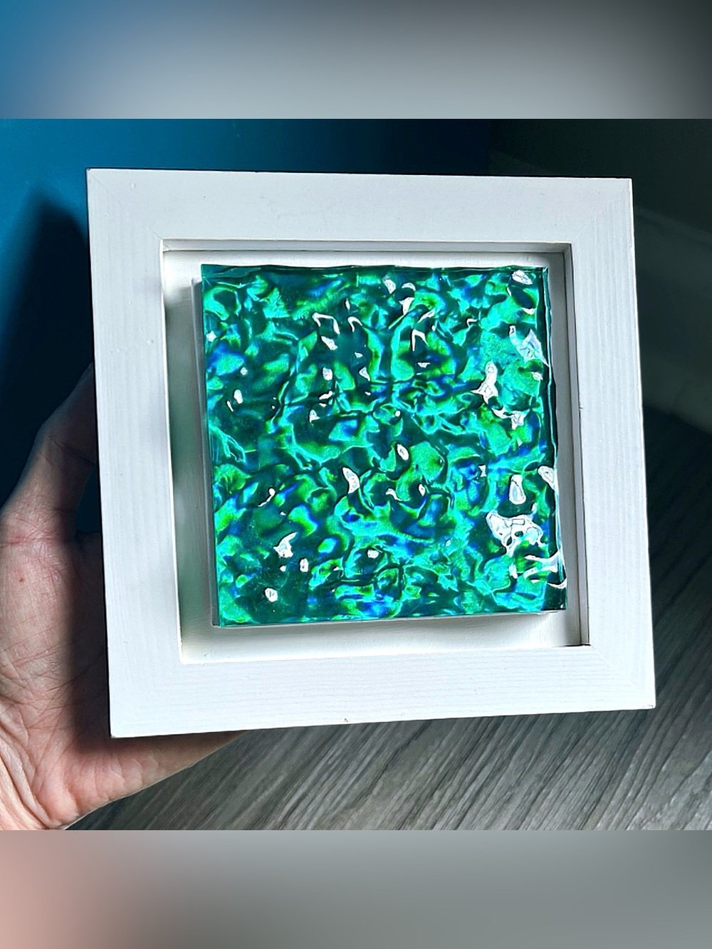 Peacock Aqua Art